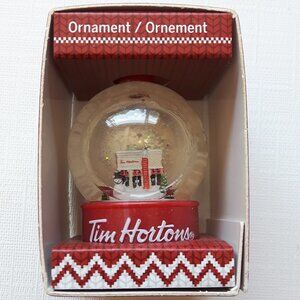 Tim Horton's Snow Globe Ornament 2015